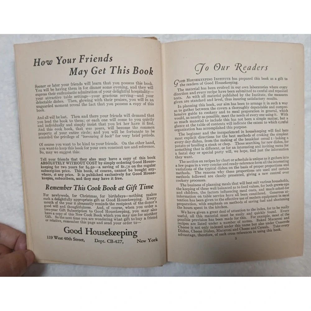 Good Meals and How To Prepare Them  Katharine A Fisher 6th Edition Cookbook 1928